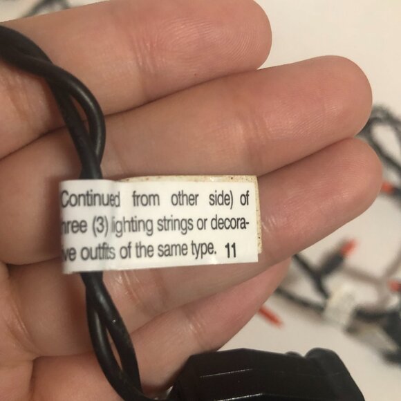 String Halloween Orange Lights - Picture 6 of 6